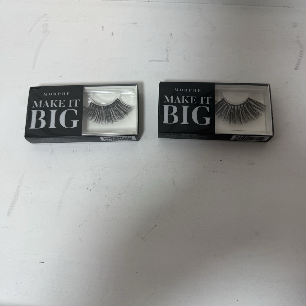 Morphe Make It Big Extravagant Faux Mink Lashes Big Moment Lot Of 2
